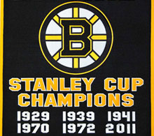 Bruins Stanley Cup Champions banner