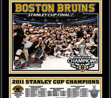 Bruins 2011 Stanley Cup Champions plaque