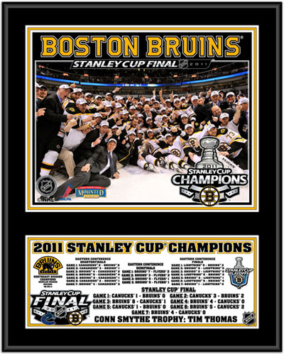 2011 Bruins Stanley Cup Champions plaque