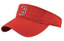 Red Sox red visor