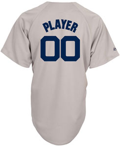 Red Sox player road replica jersey