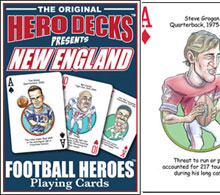 New England football heroes poker cards