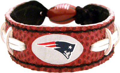 Patriots football bracelet