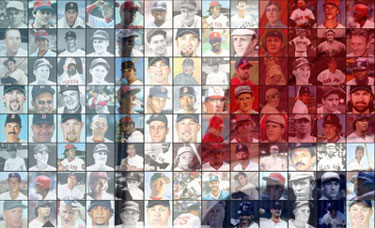 Red Sox players make up the Citgo mosaic