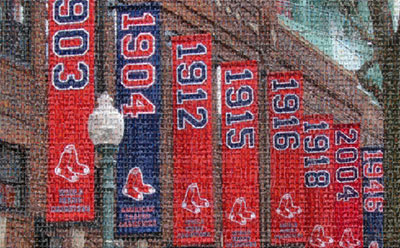 Faces of Fenway mosaic poster