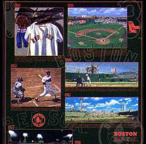 Boston Red Sox Timeline Poster