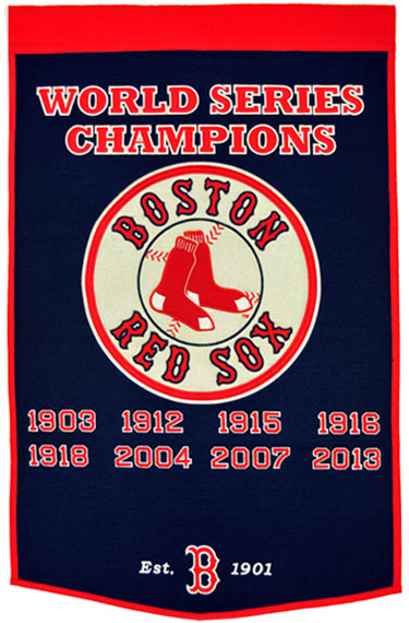 Red Sox championship banner
