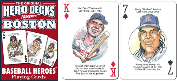 Boston baseball heroes cards