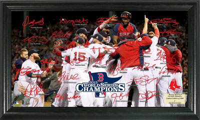 Red Sox World Series Celebration Signature Field