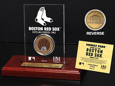 Fenway Park coin with infield dirt