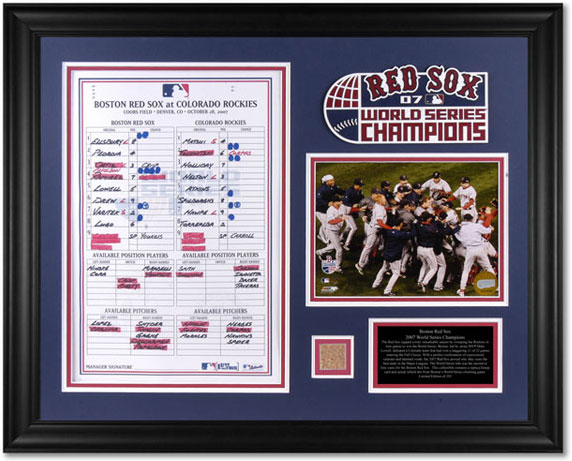 Red Sox 2007 World Series collectible
