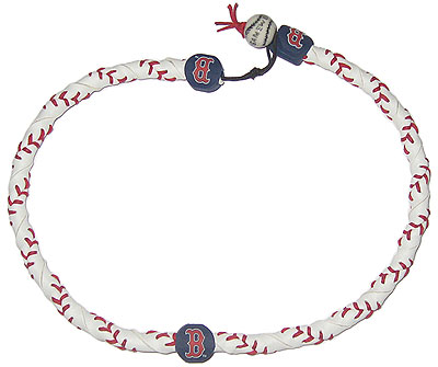 Red Sox frozen rope necklace