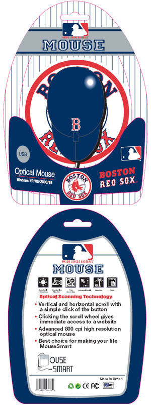 Red Sox Optical Computer Mouse package