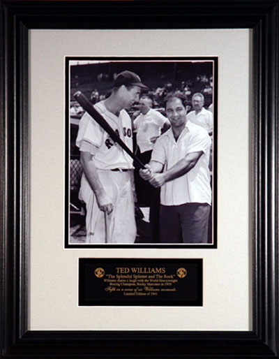 Ted Williams and Rocky Marciano
