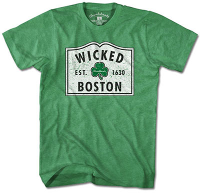 Wicked Boston sign shirt
