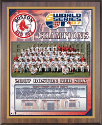 Red Sox 2007 World Champions Healy plaque