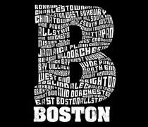 Boston neighborhood shirt