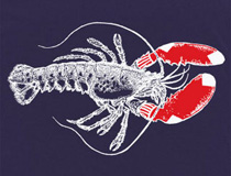 Baseball lobster shirt