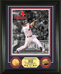 Dustin Pedroia gold coin photomint