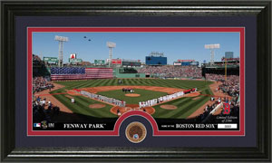 Fenway Park photomint with infield dirt
