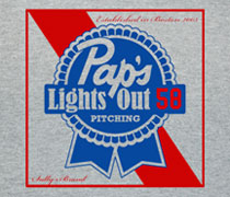 Pap's Lights Out Pitching shirt
