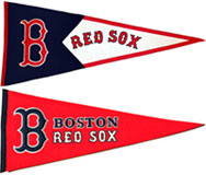 Red Sox wool pennants