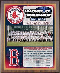 Red Sox Healy championship plaque