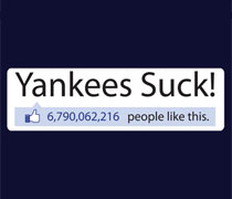 Yankees Suck! status shirt