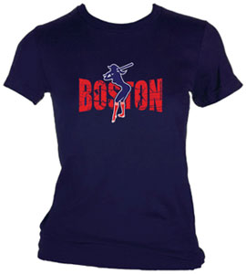 Boston girl batter up shirt