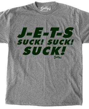 Jets Suck chant shirt