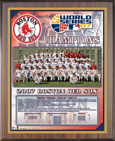 2007 Red Sox Healy Plaque