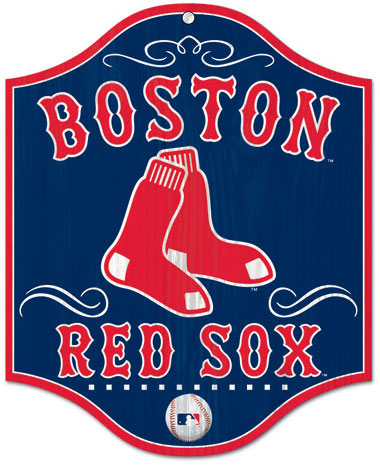 Red Sox Wood Sign