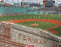 Fenway and Red Sox logo puzzle